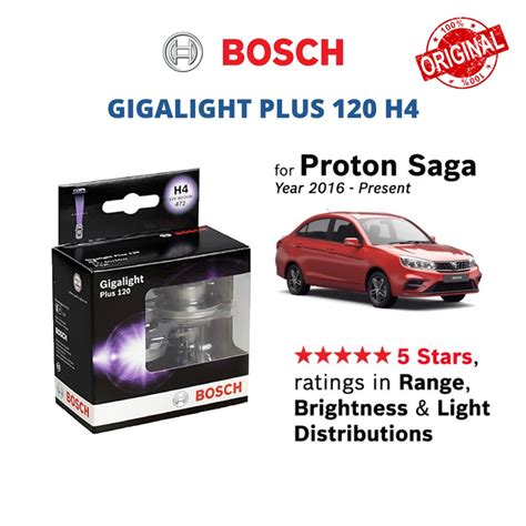 Original Bosch Gigalight Plus H Headlight Bulb Set Bulbs V