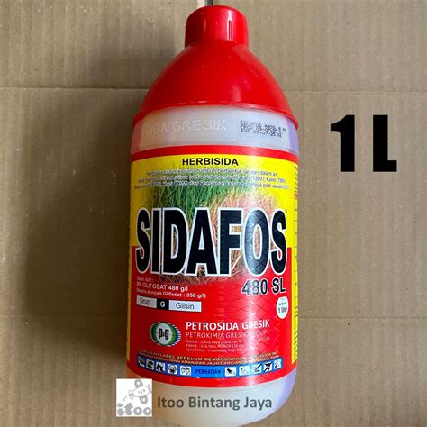 Jual Herbisida Sistemik Sidafos Ipa Glifosat Sl Liter Shopee