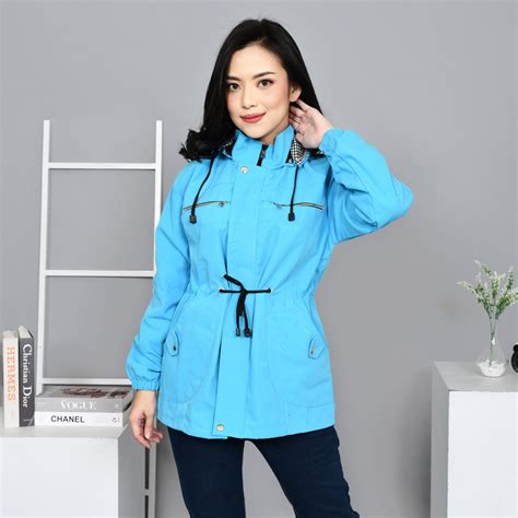 Jual Jaket Parka Wanita Jumbo Bolak Balik Kanvas Premium Shopee Indonesia