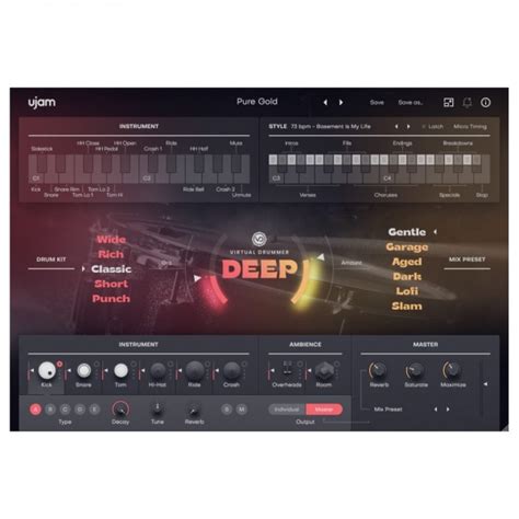 Ujam Virtual Drummer Deep Gear4music