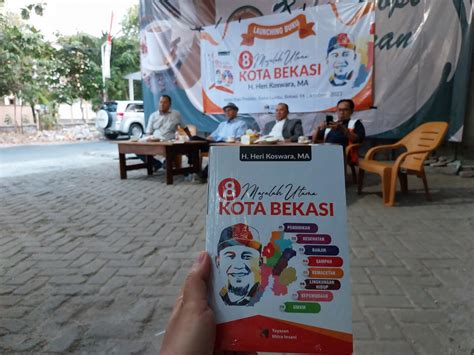 Heri Koswara Launching Buku Berjudul Masalah Utama Kota Bekasi Ini