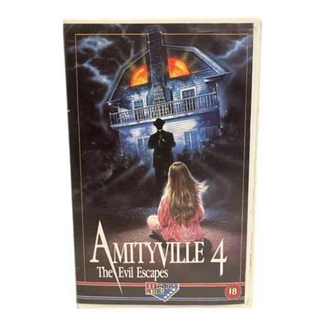 Amityville 4 The Evil Escapes Big Box Ex Rental Horror 1989 Vhs Pal