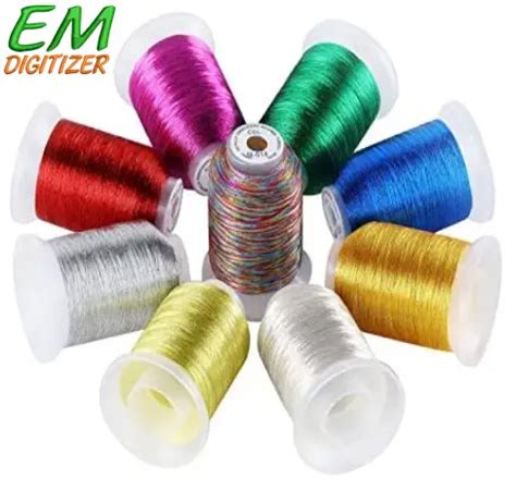 5 Types Of Machine Embroidery Thread And Their Use » EMDIGITIZER