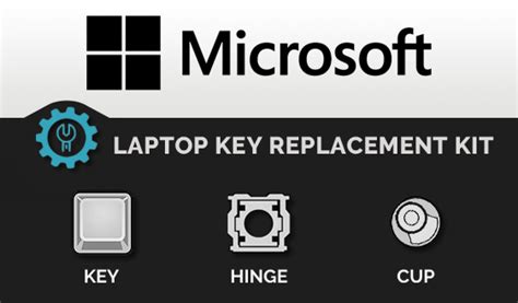 Microsoft Surface Pro 3 Replacement Laptop Keyboard Keys