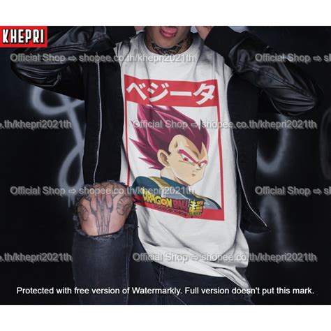 เสื้อยืด Unisex รุ่น เบจิต้า Vegeta Ssjg T Shirt ดราก้อนบอลซุปเปอร์