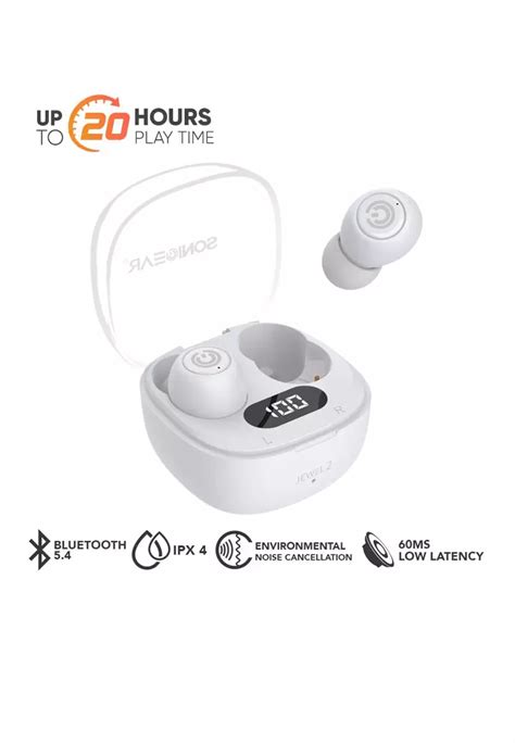 Buy Sonicgear Sonicgear Earpump Tws Jewel White Enc Bluetooth