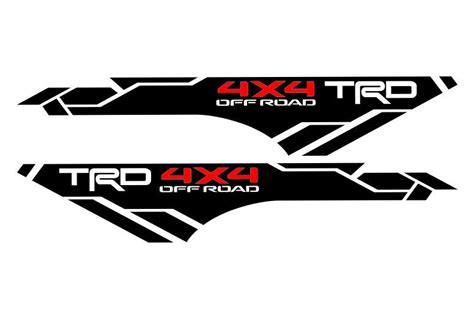 Toyota Tacoma Tundra 2pcs Side Stripe Body Decal Vinyl Graphics