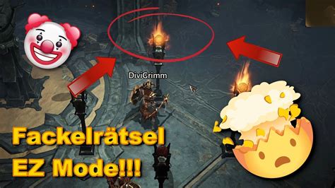 Diablo Immortal Krasses Fackelrätsel Tutorial Guide für Zoltun Kull