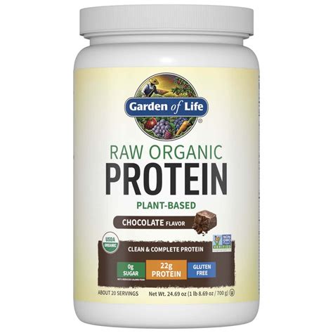 Raw Organic Protein Powder Chocolate Garden Of Life Uk