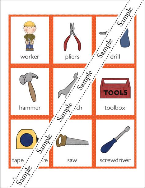 Construction Memory Game Printable Sallie Borrink