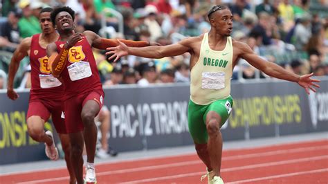 Oregon Duck Micah Williams Is The Pac 12 Track Athlete Of The Year