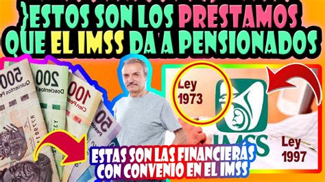 Pr Stamos Por Internet Para Pensionados Del Imss Estos Son Los