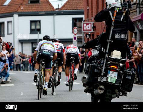 World Champion Peter Sagan Bora Hansgrohe On The Back Of The Lead