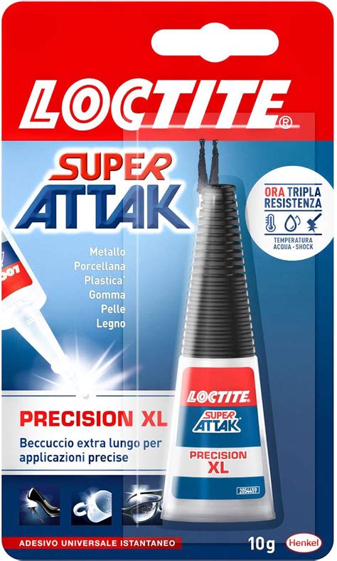 Loctite Super Attak Precision Colla Liquida Trasparente Con Beccuccio