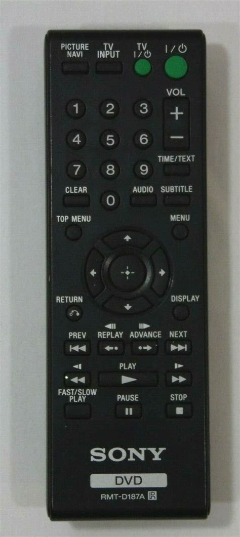 Sony Rmt D A Dvd Player Remote Control Ebay