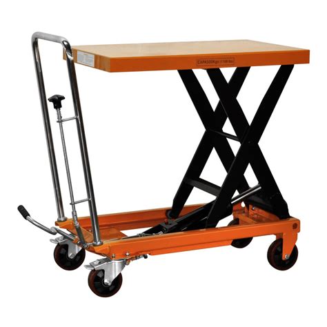 Hydraulic Lift Table Cart X X Table Size