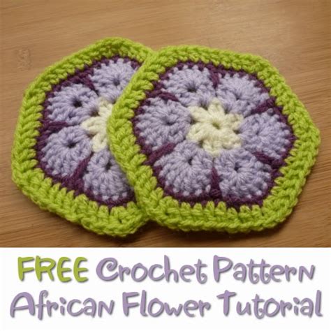 Crochet Diagram For African Flower African Flower Pattern