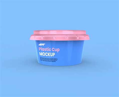 Plastic cup mockup | Premium PSD File