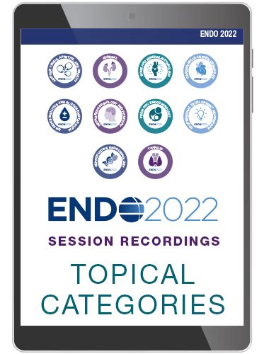 Endo 2022 Session Recording Topics Endocrine Society