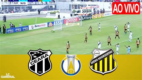 CEARÁ X NOVO HORIZONTINOAO VIVO IMAGENS ASSISTA AGORA CAMPEONATO