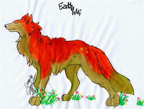 Earth Wolf by WhiteSpiritWolf on DeviantArt