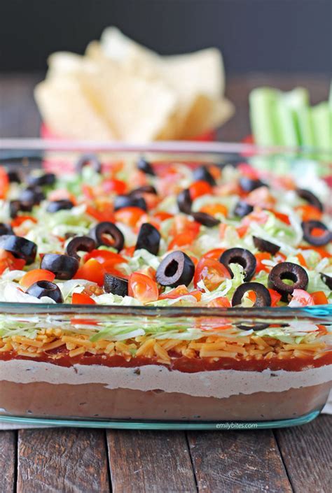 7 Layer Dip Emily Bites