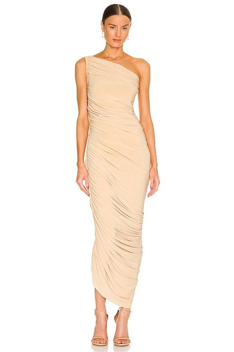 Norma Kamali Diana Gown In Blonde REVOLVE