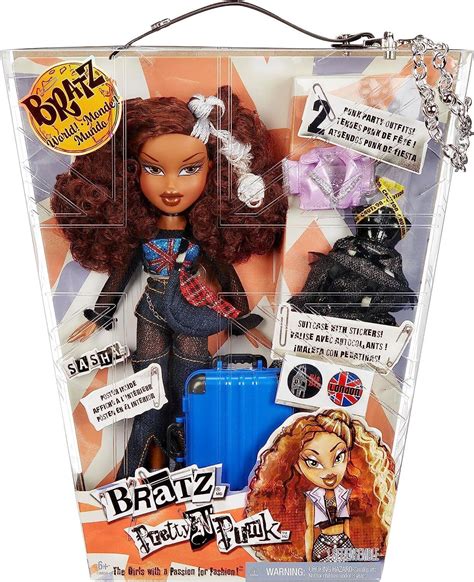 Bratz Pretty ‘n Punk Sasha Fashion Doll With 2 Outfits And Suitcase