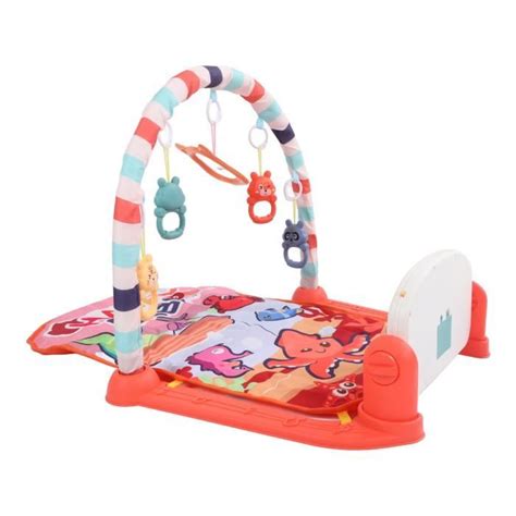 Tapis de jeu pour bébé Kick Piano ZERODIS Blanc Exercice multi