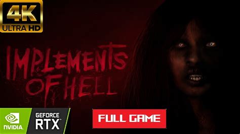 Implements Of Hell Gameplay Walkthrough FULL GAME 4K 60FPS No