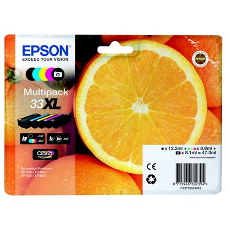 Original Epson Xl High Capacity Ink Cartridge Multipack T