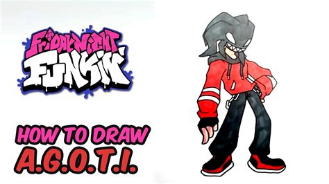 How To Draw Fnf Agoti Drawing Fnf Friday Night Funkin Youtube