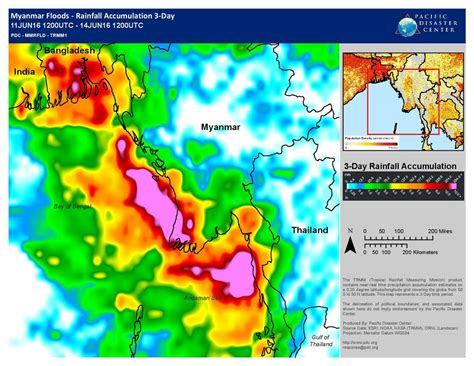 Myanmar 14 Dead 26000 Affected After Monsoon Rain Causes Flooding