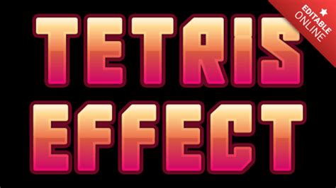 Tetris Effect Text Effect Generator