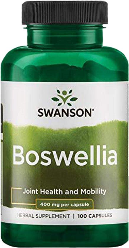 Supplementen Boswellia Mg Capsules Swanson Capsules