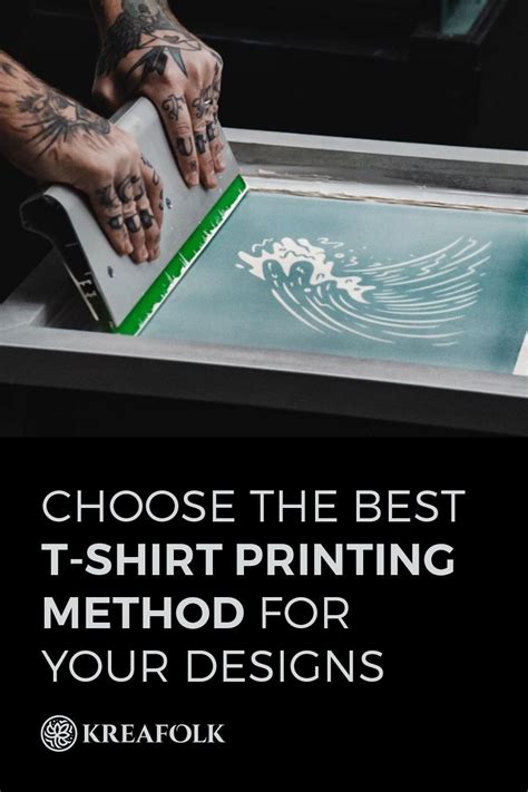 Choose The Best T Shirt Printing Method For Your Designs Printing