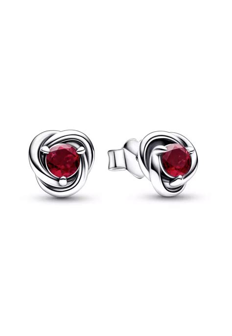 Buy Pandora Pandora True Red Eternity Circle Stud Earrings Online