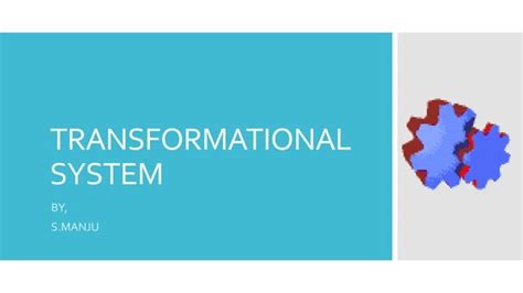 Client Server Transformational System PPT