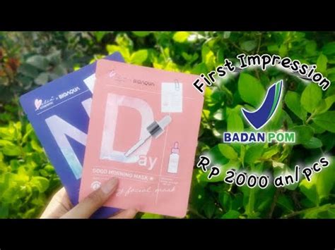 Review Belia Cosmetic Bioaqua Sheet Mask Day Night Sheet Mask