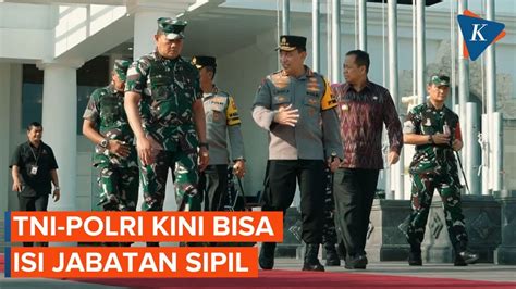 Jokowi Teken Uu Asn Prajurit Tni Polri Bisa Isi Jabatan Sipil Youtube