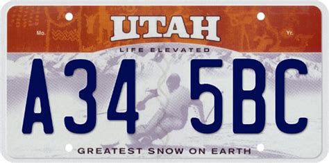 Utah License Plate Styles | Southtowne Automall