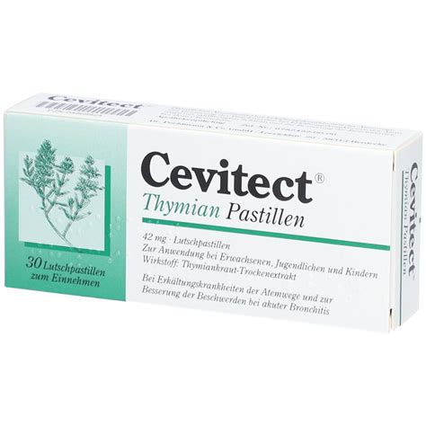 Cevitect Thymian Pastillen St Shop Apotheke