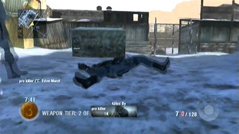 Call Of Duty Black Ops Online Multiplayer Wager Match Gun Game Wii