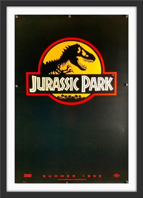 Jurassic Park 1993 Movie Poster