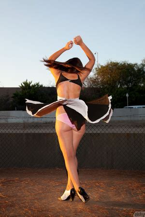 Hot Brunette Teen Whore Turning Round To Demonstrate Her XXX Dessert