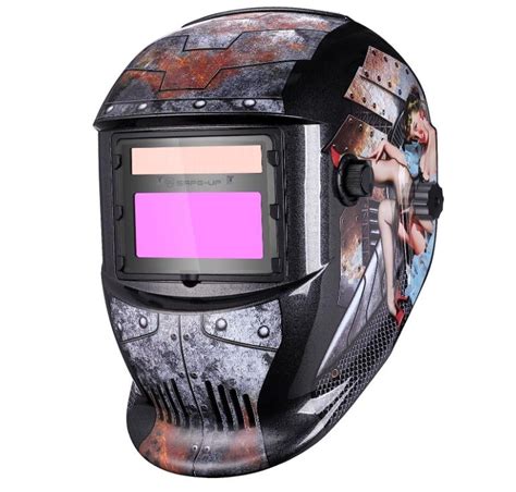 Welding Helmet Auto Darkening Welding Hood Solar Powered True Color