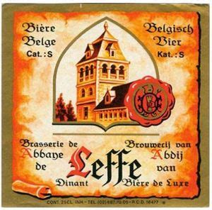 Drink Label Abbaye De Leffe Brouwerij Hoegaarden Inbev Belgiumcol