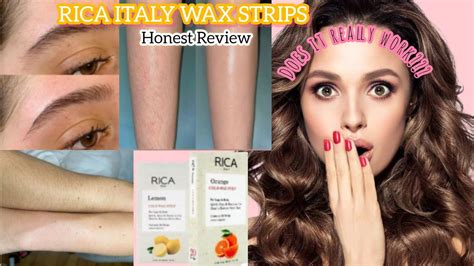 Rica Wax Strips Honest Review Remove Eyebrows Legsunderarm And Etc By Adan Expert