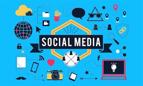 Free Vector Illustration Of Social Media Concept