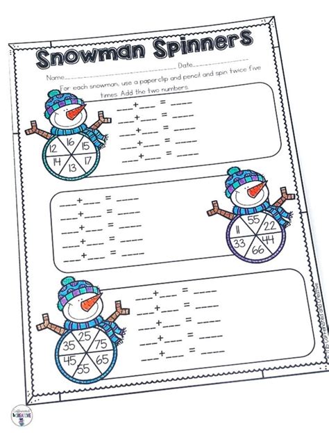 Winter Digital And Printable Math And Ela Activities Bundle For 2nd Grade Second Grade Second